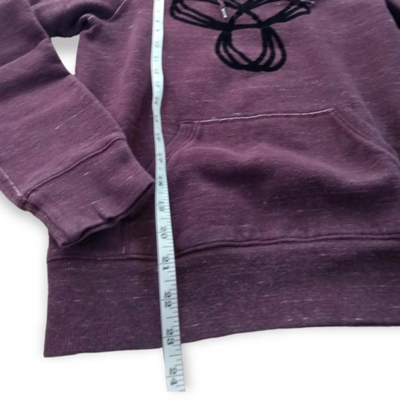 COPY - TNA maroon thick women pullover hoodie size small - Picture 4 of 5
